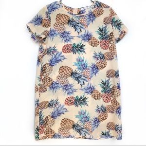 Luck & Trouble Tropical Pineapple Mini Dress